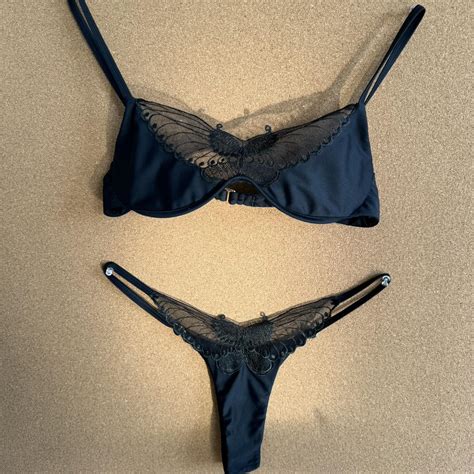 Handmade Lace Butterfly Bikini Set Inspired By S Depop