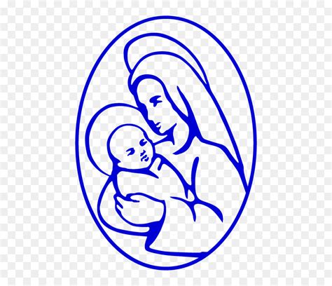 Mary Jesus Mother Clipart