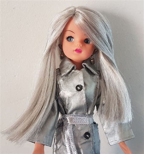 Sylvie A Ooak Silver Sindy Doll Sindy Doll Restyled Dixon Sally Ooak Silver Collection