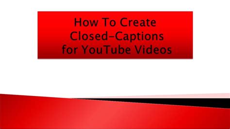 Ada Training Youtube Closed Captioning Tutorial Youtube