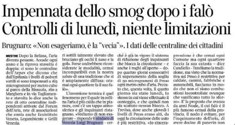 Articolo Impennata Smog Che Aria Tira Progetto Di Citizen Science