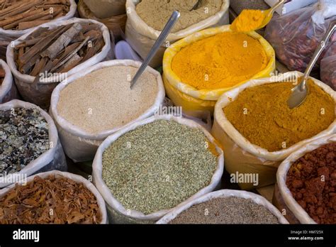 Mapusa Spice Market Goa India Stock Photo Alamy