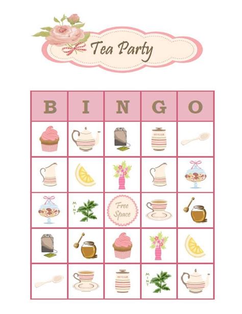 Free Tea Party Games Printable Gerald Printable