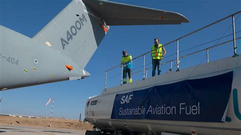 Primer Vuelo De Prueba De Un A400M Con SAF En Uno De Sus Motores