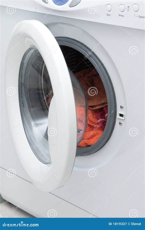 Washing Machine Stock Image Image Of Crease Domestic 1819337