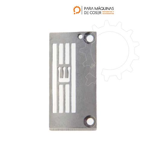 Placa De Aguja Para Recubridora Plana 5 6 Mm Juki MF 7700D 7800D 400