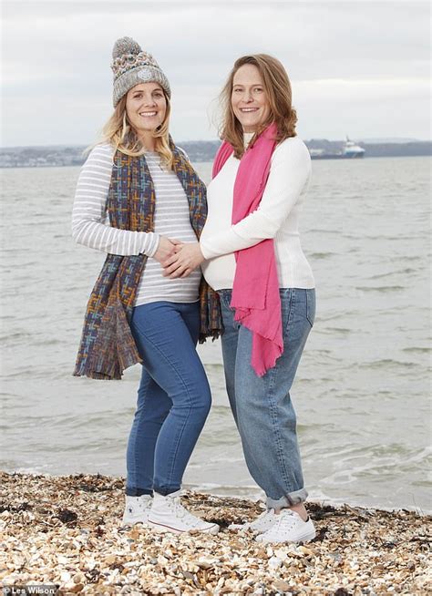 We Swapped Embryos And Now We Re Expecting Each Other S Sons Lesbian Couple Used The Same