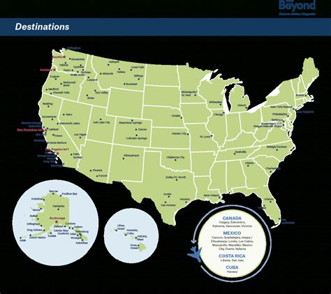 Alaska Airlines Printable Route Map - Printable Maps