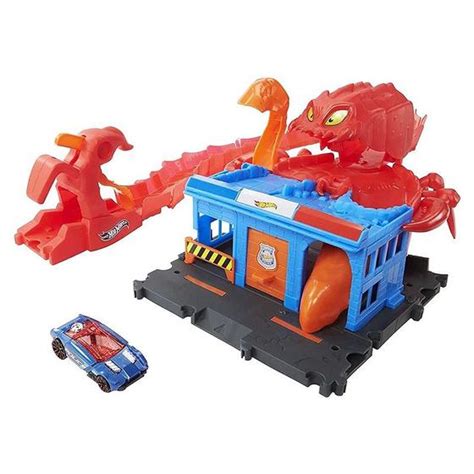 Hot Wheels City Pista Ataque Do Escorpi O Carrinho Hdr Hdr Mattel Pistas