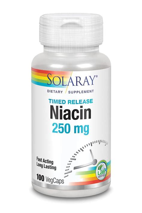 Niacin Timed Release Mg Ct Mother S Cupboard Nutrition