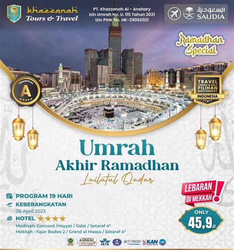 Paket Umroh Bulan Ramadhan 2023 Archives Khazzanah Tour Travel Umrah