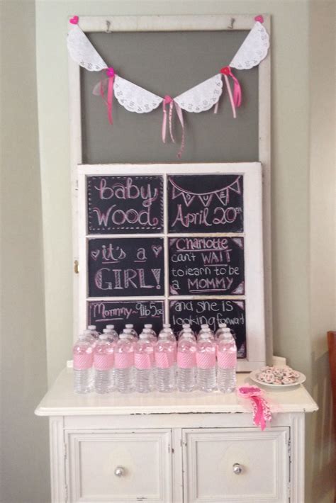 Baby Shower Chalkboard Baby Shower Chalkboard Diy Party Favors Baby