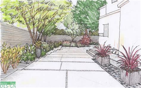 Garden Creation How Landscape Design Sketch