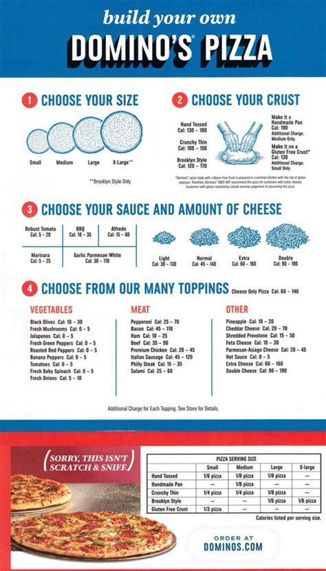 Dominos Pizza Menu SLC Menu