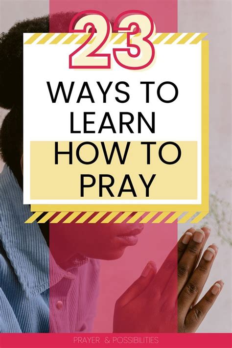 Ways To Learn How To Pray Artofit