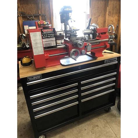 Yukon 46 In 9 Drawer Mobile Storage Cabinet With Solid Wood Top
