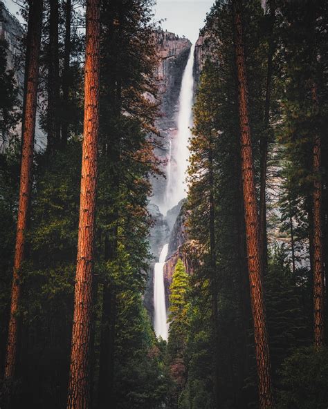 Sunset at Yosemite Falls, Yosemite National Park, CA. [OC] [1600X2000] : r/EarthPorn