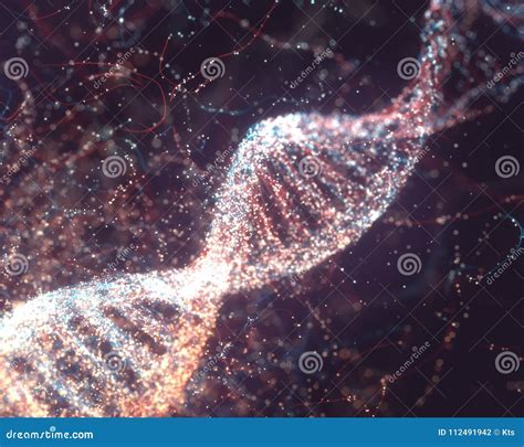 Molekylär Struktur För Dna Stock Illustrationer Illustration Av