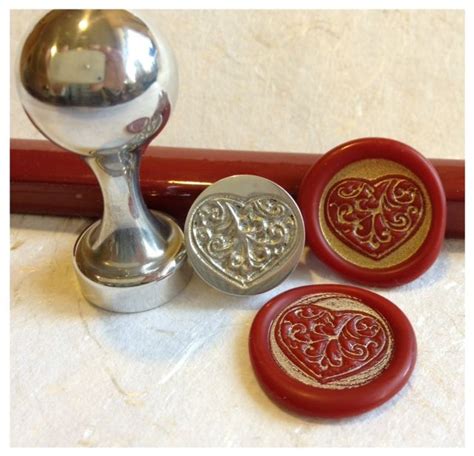 Hearts Love Wedding Design Wax Seal Stamps Design Choices