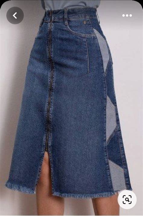 Upcycle Denim Skirt Upcycle Clothes Diy Diy Skirt Denim Diy Jeans