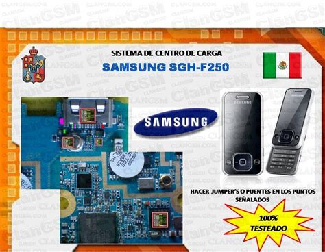 Aporte Centro De Carga Samsung Sgh F Clan Gsm Uni N De Los