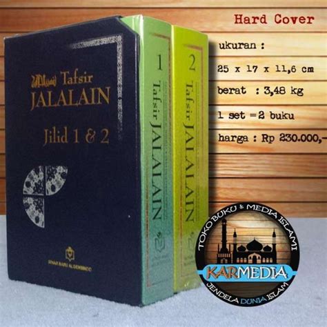 Jual 1 SET Tafsir Jalalain 2 Buku Sinar Baru Algesindo