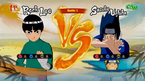 Rock Lee Genin Vs Sasuke Naruto Genin Nsuns Naruto Storm