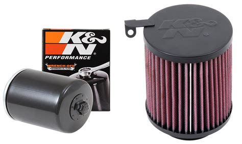 K N Air And Oil Filter Black Kit For Atv Utv Kawasaki Mule X Xc