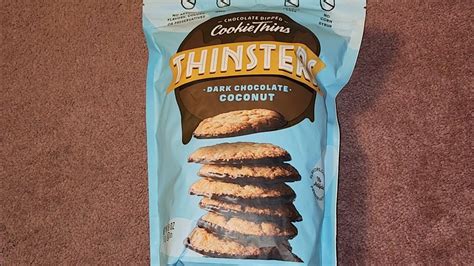 Costco Sale Item Review Chocolate Dipped Cookie Thins Thinsters Dark Chocolate Coconut Taste