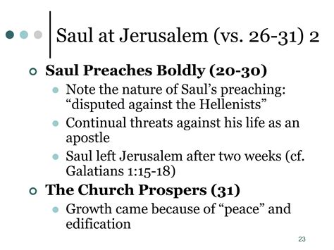 Acts; Chapter 9 | PPT