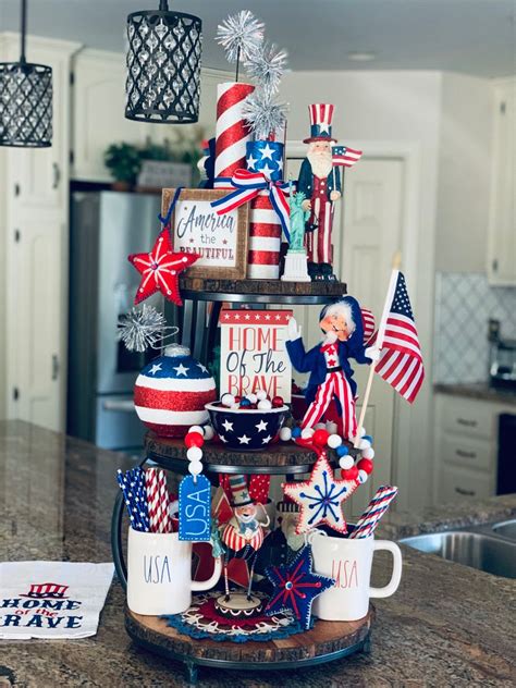 4thofjuly 4thofjulytieredtray Patriotictieredtray Holidaytieredtray