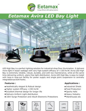 LED Lighting Solution Provider Industrial Lighting Services India