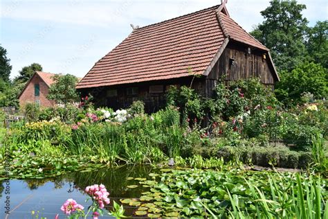 Prächtiger Bauerngarten Stock Foto Adobe Stock