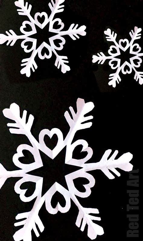 Paper Snowflakes Six Pointed Snowflakes