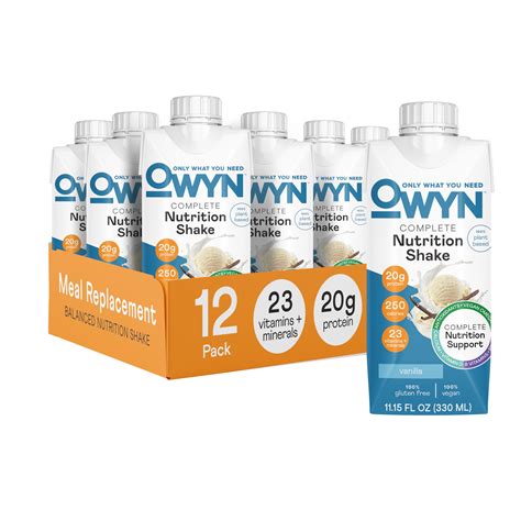 Buy OWYN Only What You NeedVegan Complete Tion Protein Shake 20g Based