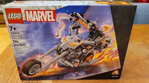 Lego Marvel Ghost Rider Mech And Bike Youtube