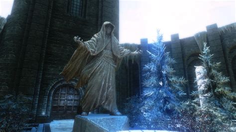 The Statue Of Shalidor College Of Winterhold At Skyrim Nexus Mods And