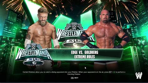 Wwe K Full Match Edge Vs Goldberg No Disqualification Match