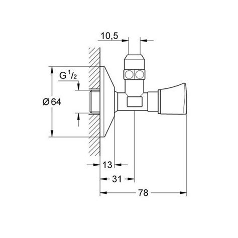 GROHE Universal Angle Valve 1 2 PBANGLA NET