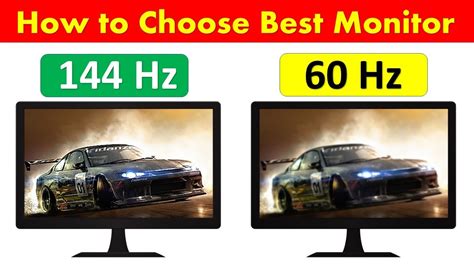 🎞️ How To Choose Best Monitor Refresh Rate Explained Youtube