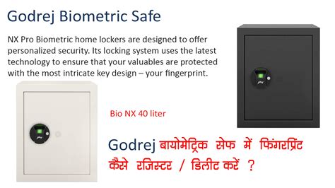 How To Set Finger on Godrej Biometric Safe Locker I Available in Two Size