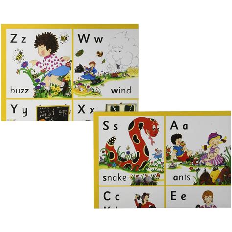 Jolly Phonics Letter Sound Wall Charts British English Edition