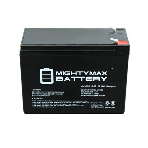 Mighty Max Battery Ml10 12 12v 10ah Scooter Battery Replaces Werker Wka12 10f2 Wka12 10 F2 In