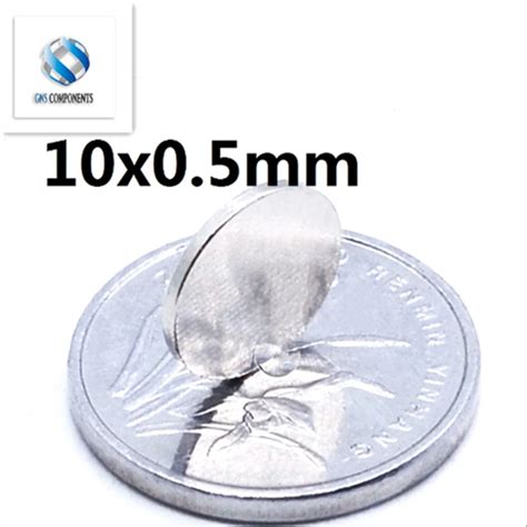 Китай на ниска цена 20~1000 бр. 10x0,5 mm тънък неодимов магнит N35 ...