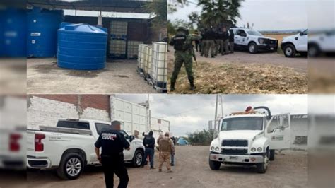 Golpe al crimen en Michoacán Aseguran 38 mil litros de combustible