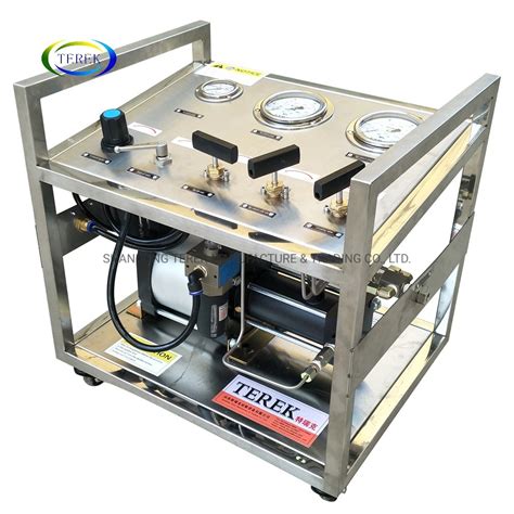 Terek High Pressure Air Driven Pneumatic Portable Pneumatic Nitrogen Gas Booster System