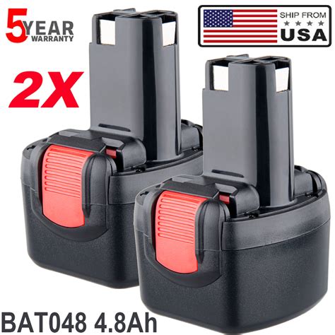 12 Pack For Bosch 48ah Battery 96v Bat001 Bat048 Bat049 Bat100 Bat119 Ni Mh Ebay