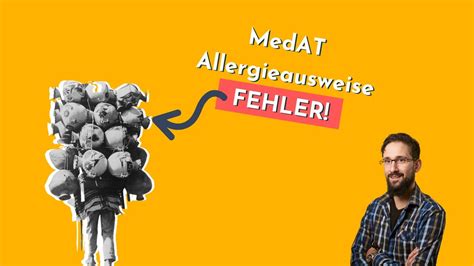 Medat Allergieausweise Merken Berladene Orte Medat Ged Chtnis Und