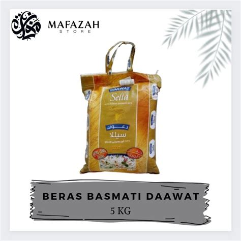 Jual Beras Basmati Daawat Sella Kg Shopee Indonesia