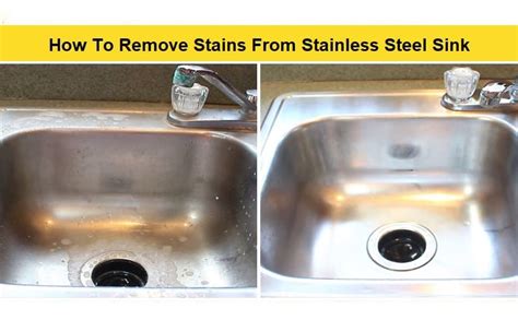 How To Remove Stains From Stainless Steel Sink